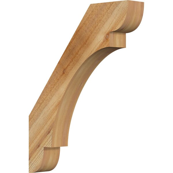Ekena Millwork 4"W x 22"D x 28"H Olympic Rough Sawn Knee Brace, Western Red Cedar BRC04X22X28OLY00RWR - main
